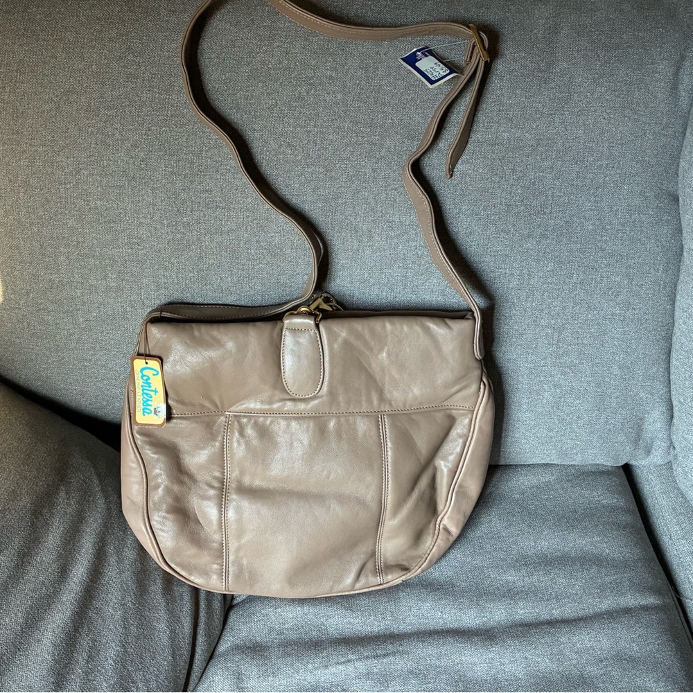 Brown Leather Crossbody Bag